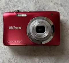 Nikon COOLPIX L26 赤 5倍光学ズーム - メルカリ
