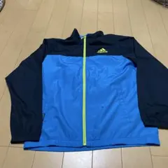 adidas ウィンドブレーカー 後ろにチャック付き　　124