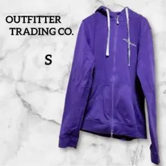 美品✨OUTFITTER TRADING CO. 紫ジャージ 【S】パーカー