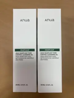 価格変更【新品】Anua ハートリーフ　クレンジングオイル200ml×2本セット