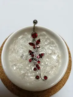 へそピアス　ボディピアス　バタフライ　蝶