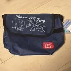 TOM and JERRY トムとジェリー ショルダーバッグ 青