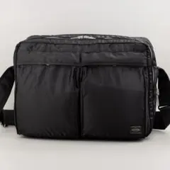 A351【美品】ポーター／タンカー　スリングバッグ　ショルダー　ナイロン　黒 A735【美品】ポーター／タンカー スリングバッグ ショルダー ナイロン