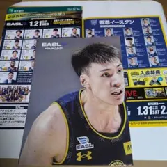 宇都宮ブレックス　高島選手ポスター＆1/21プログラム・チラシ
