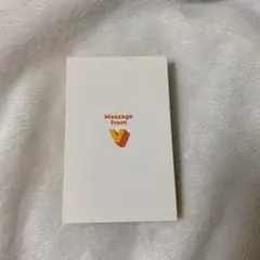 BTS メッセージカード テヒョン テテ V Butter