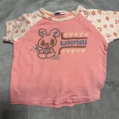 tinkerbell ベビーTシャツ ピンク うさぎ柄のサムネイル