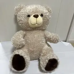 大きなベージュのクマのぬいぐるみ 約60cm