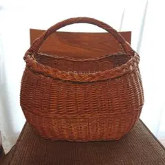 カゴアミドリ ラトビア オーバルバスケット