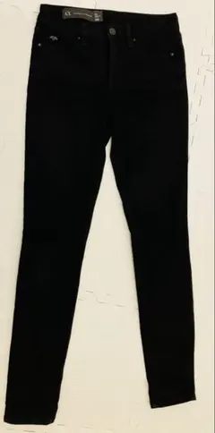 Armani Exchange ブラックスキニーデニム レディース26R