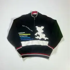 美品　ANGELO GARBASUS ハーフジップ　綿　厚手　オーバーサイズ