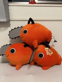 チェンソーマン 特大サイズ やわらかもっち〜りぬいぐるみ ポチタ　3体