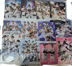 ソフトバンクホークス×企業　クリアファイル 16枚セット