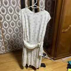 Bobish ノースリーブ ロングワンピース アイボリー