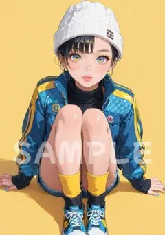 ◆一点物◆A4サイズ ポスター AIイラスト 高画質 コレクション アニメ 52