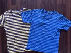 marimekko ボーダー Tシャツ 2枚セットのサムネイル