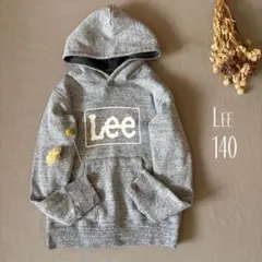 Leeリー ふかふか裏地起毛 アイコンロゴ スウエットパーカー140