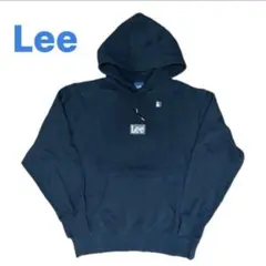 Lee ミニロゴプリントパーカー ブラック L メンズ 未使用タグ付きのサムネイル