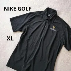 ナイキゴルフ DRI FIT 半袖ポロシャツ 大きめ ブラック XL