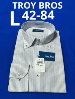 ♦ TROY BROS ♦L 42-84♦メンズワイシャツ長袖