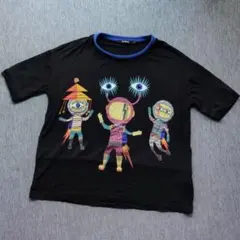 Desigual 半袖Tシャツ グラフィックプリント ブラック Sのサムネイル