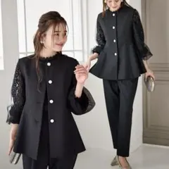 RANAN ペプラムベストセットアップ M