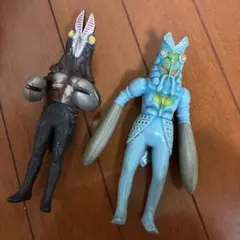 怪獣 可動式フィギュア 2体セット