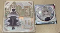 映画 名探偵プリキュア イオンシネマ アクスタ 缶バッジ　森亜るるか　帆羽くれあ