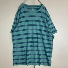 USA輸入　ソノマ　ボーダーTシャツ　カートコバーン　グランジのサムネイル