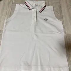 FRED PERRY ノースリーブ ポロシャツ ホワイト Mのサムネイル
