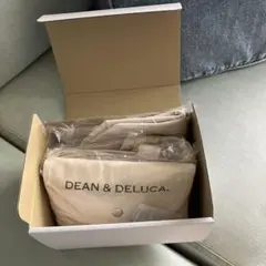 DEAN & DELUCA ショッピングバックベージュ