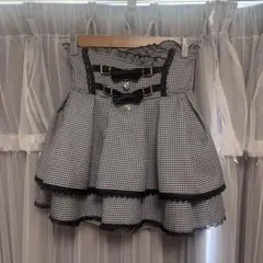 リズリサ　2連リボンベルトスカパン