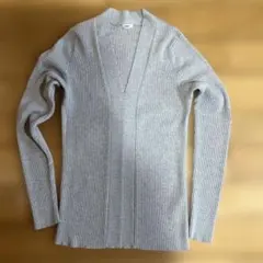 IÉNA リブ編み Vネックセーター 100%ウール