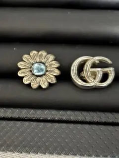 r_xx　GUCCI フラワーとGGロゴのピアスセット GUCCI フラワー/GGロゴピアス セット GUCCI GGロゴ 花モチーフ
