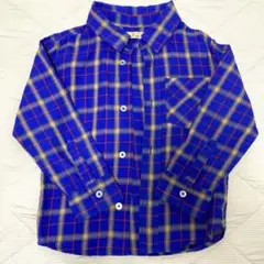 グローバルワーク　チェックシャツ　薄手シャツ　Lサイズ　120
