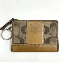 【M7】COACH コーチ シグネチャー コインケース キーケース