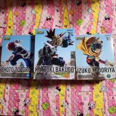 ヒロアカ クロスリンク フィギュア 緑谷出久 轟焦凍 爆豪勝己