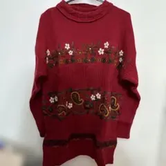 Laura Ashley 刺繍 ニットワンピース 11/30まで