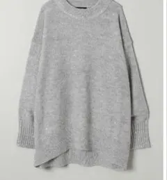 JEANASIS キラキラスパンコール付きハイネックセーター