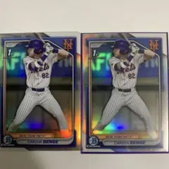 topps CARSON BENGE リフラクター　2枚