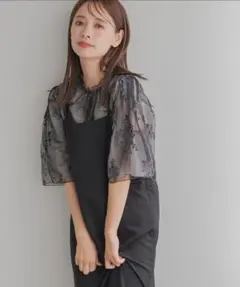 mysty woman 半袖ブラウス