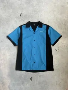 90s Hilton ヒルトン ボウリングシャツ　半袖開襟シャツ