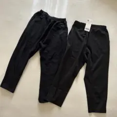 デビロック　テーパード　スウェット　サルエルパンツ　新品　ブラック　120