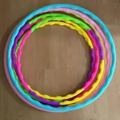 カラフル フラフープ セット　７本セット