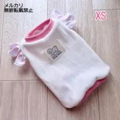XS・ハンドメイド・犬服・タンクトップ・ボーダーピンク（05）