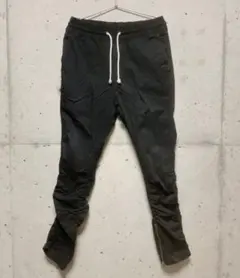 H&M サイドジップ ジョガーパンツ 【 ブラック 】