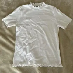 INGNI フリル襟 ホワイト Tシャツ