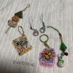 キーホルダー　ストラップ　食品サンプル　プーさん　ミッキー　クラゲ