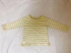 petit main 長袖Tシャツ カットソー 100 ストライプ