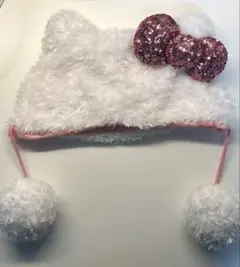 ハローキティボンボン付きハット