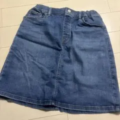 UNIQLO⭐️デニムブルー ストレートスカート